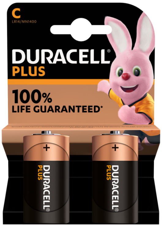 Image of DURACELL Batterie Plus Power MN1400 C 1.5V (2 Stk)
