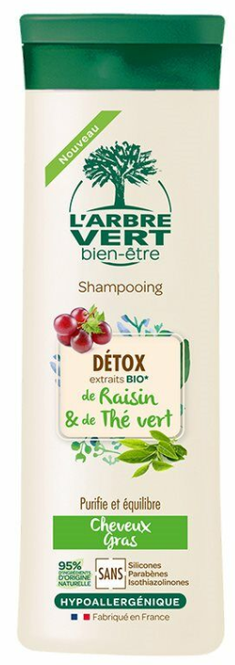 Image of L'ARBRE VERT Öko Shampoo Detox fettiges Haar (250ml)