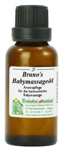 Image of Bahnhof-Apotheke Kempten Brunos Babymassageöl (30ml)