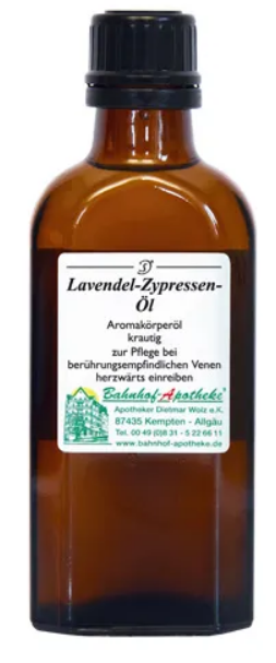 Image of Bahnhof-Apotheke Kempten Lavendel-Zypressen-Öl (100ml)