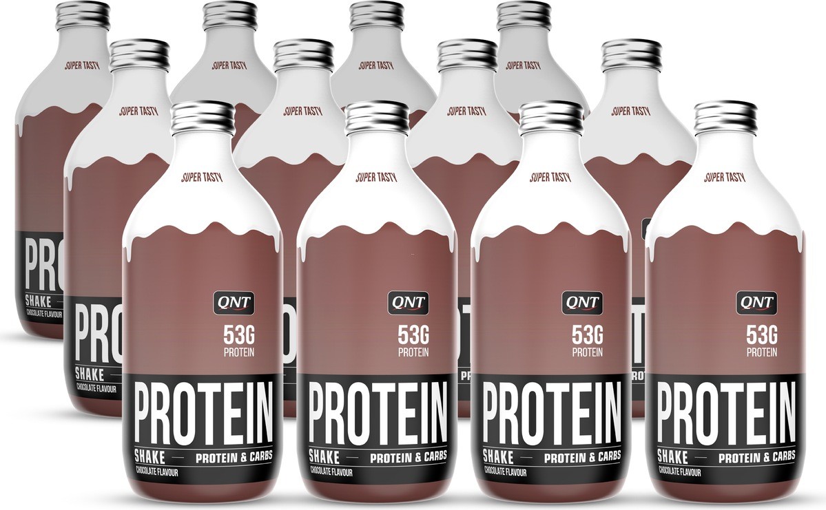 Image of QNT Protein Shake 53g Protein Chocolat (12x500ml)