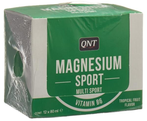 Image of QNT Magnesium Vitamin B6 Shot Tropical Fruit (12x80ml)