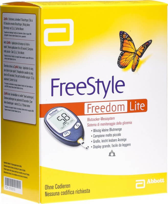Image of Abbott Freestyle Freedom Lite Blutzucker-Messsystem (1 Stk)