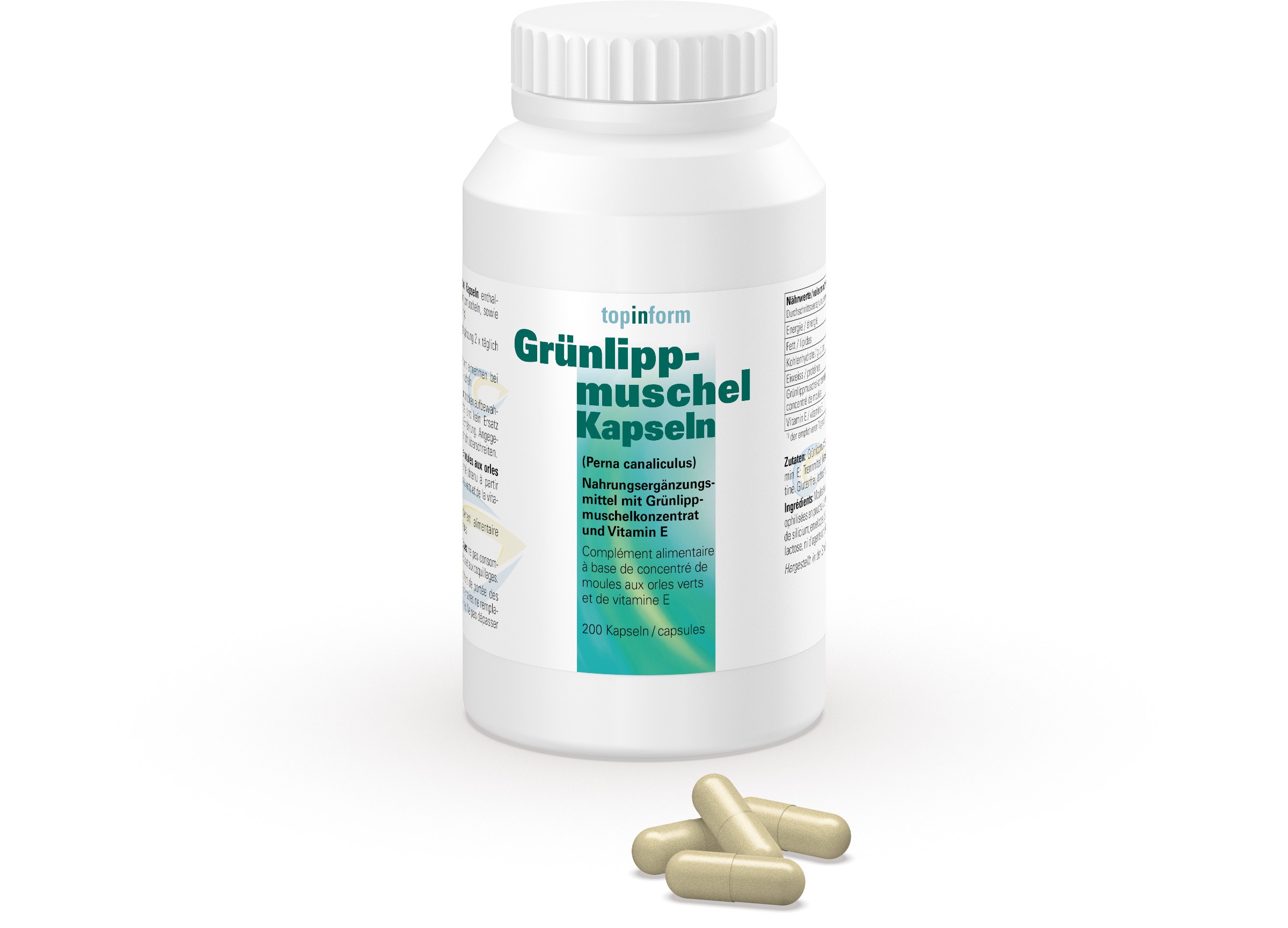 Image of Alpinamed Grünlippmuschel Kapseln 400 mg (200 Stk)