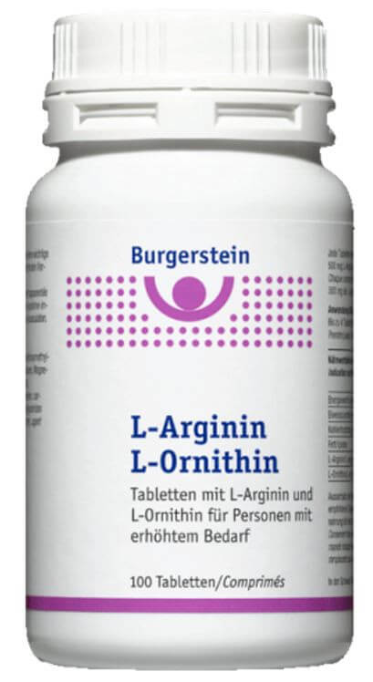 Image of Burgerstein L-Arginin L-Ornithin (100 Stk)