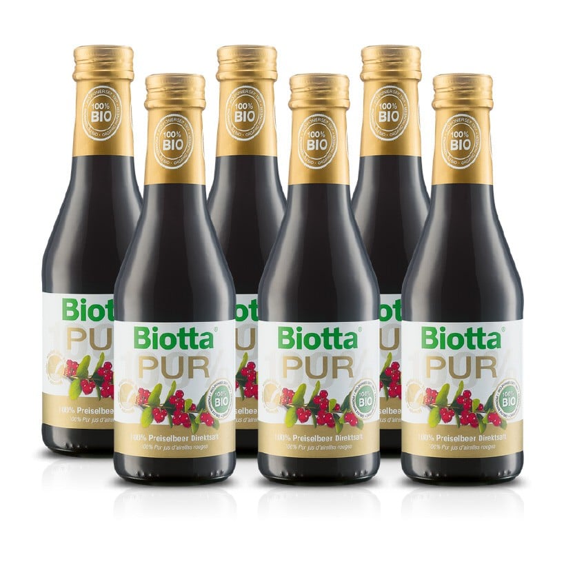 Image of Biotta Pur Bio Preiselbeere (6x2.5dl)