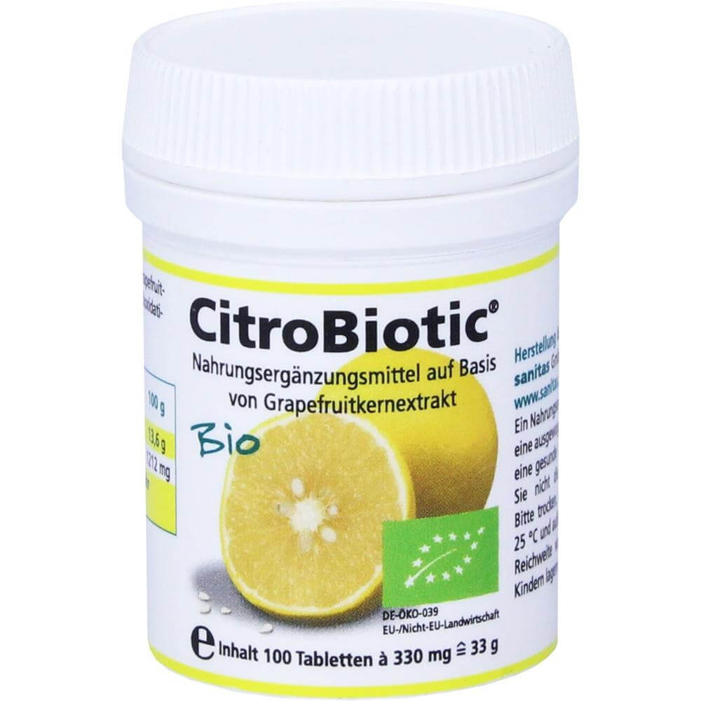 Image of CitroBiotic Grapefruitkern Extrakt Tabletten Bio (100 Stk)