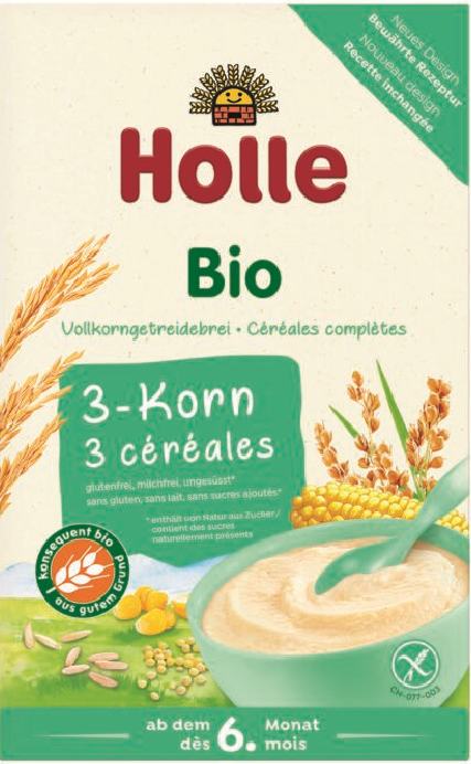 Image of Holle Babybrei 3-Korn Bio (250g)