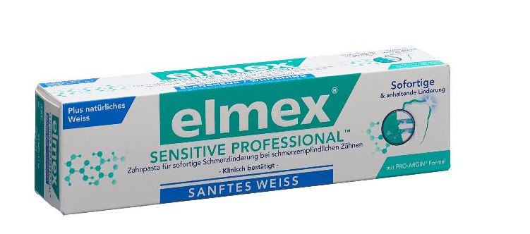Image of Elmex Sensitive Professional Plus sanftes weiss Zahnpasta (75ml)