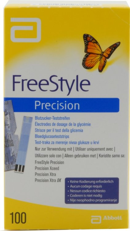 Image of Abbott Freestyle Precision Teststreifen (100 Stk)