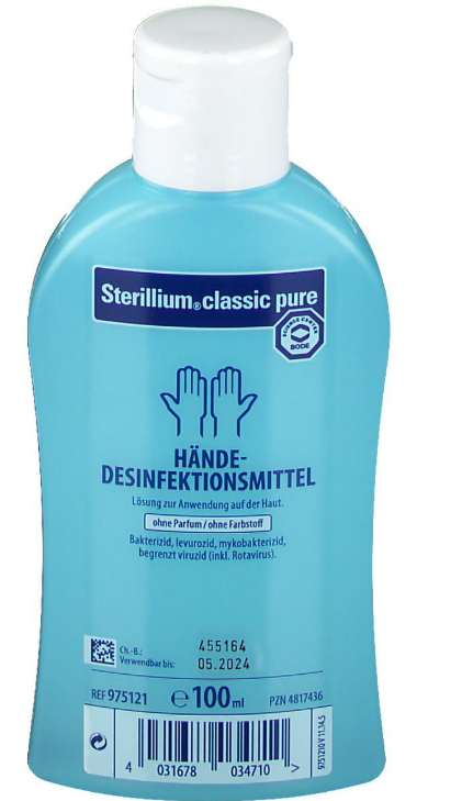 Image of Sterillium Classic Pure Händedesinfektionsmittel (100ml)