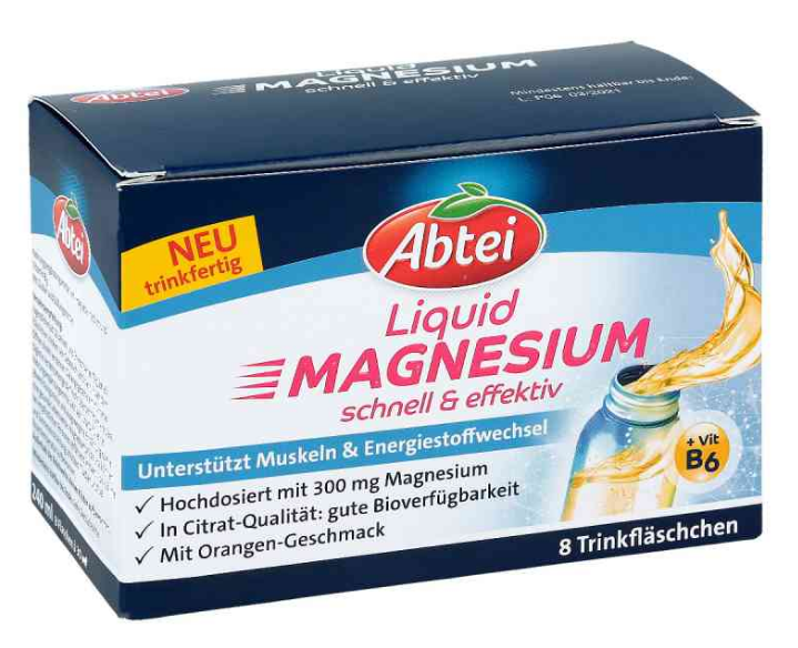 Image of Abtei Magnesium Liquid (8 Stk à 30 ml)