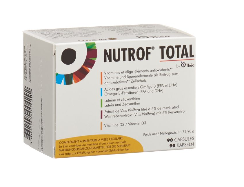 Image of NUTROF Total Vitamine Spurenelemente Omega 3 Kapseln (90 Stk)