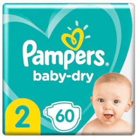 Image of Pampers - Baby Dry Gr.2 4-8kg (60 Stk)