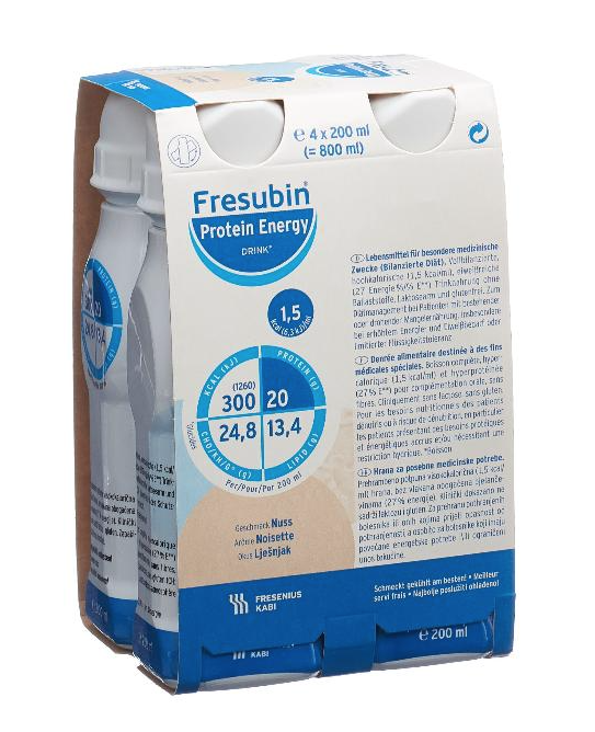 Image of FRESUBIN Protein Energy DRINK Nuss (4x200ml)