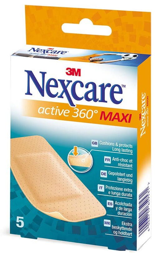 Image of 3M Nexcare Pflaster Active 360° Maxi 50 x 101mm (5 Stk)