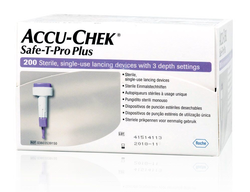 Image of Accu Chek Safe-T Pro Plus Einmalstechhilfe (200 Stk)