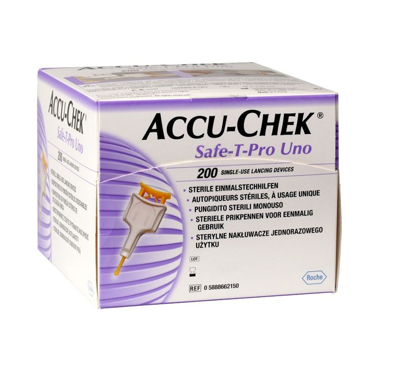 Image of Accu Chek Safe-T Pro Uno Einmalstechhilfe (200 Stk)