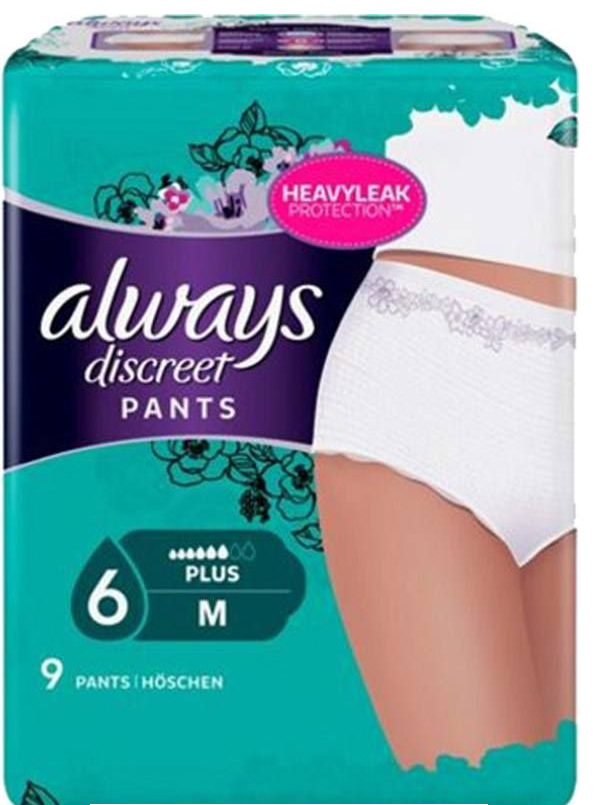 Image of Always Discreet Inkontinenz Höschen Pants Plus Medium (9 Stk)