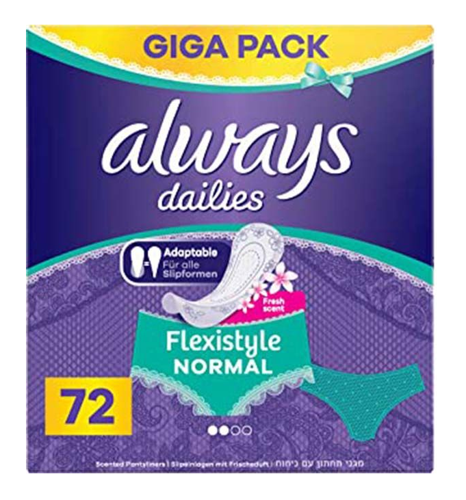 Image of Always Fresh & Protect Normal Flex Gigapack (72 Stk)