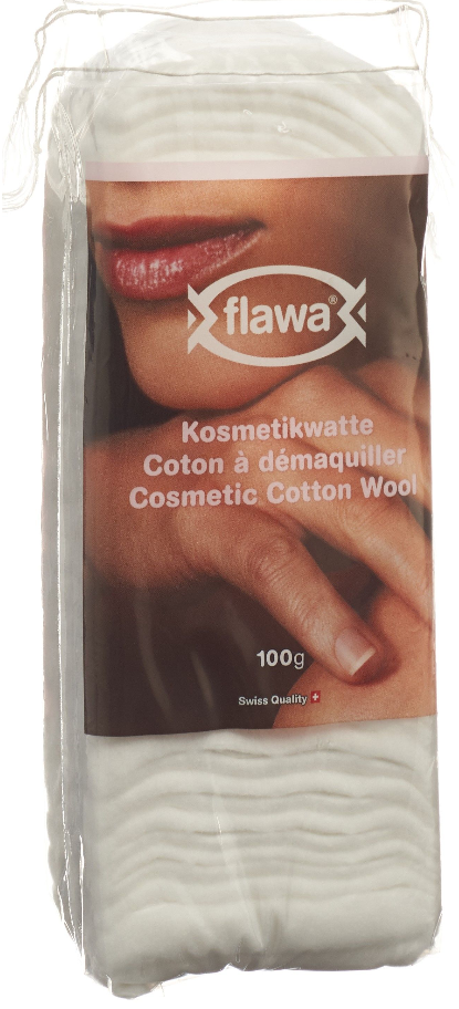 Image of FLAWA Classic Kosmetikwatte (100 g)