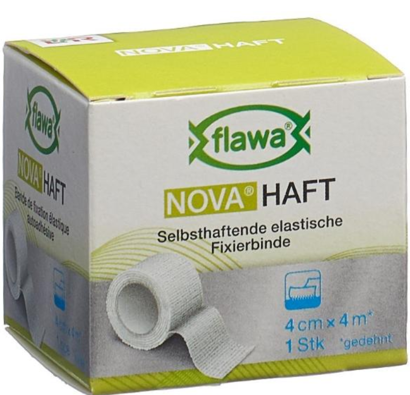 Image of FLAWA NOVA HAFT selbsthaftende elastische Fixierbinde 4cmx4m (1 Stk)