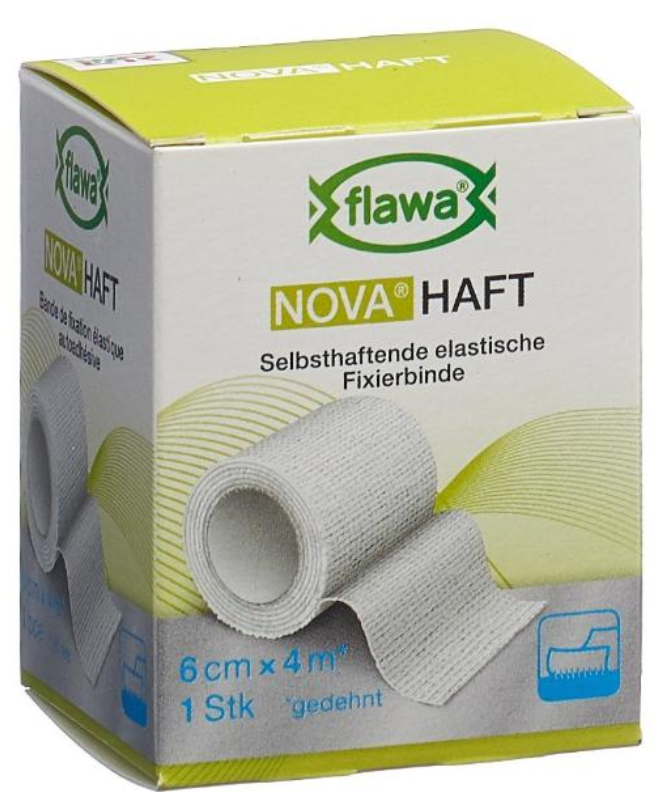 Image of FLAWA NOVA HAFT selbsthaftende elastische Fixierbinde 6cmx4m (1 Stk)