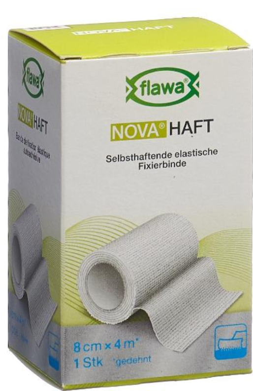 Image of FLAWA NOVA HAFT selbsthaftende elastische Fixierbinde 8cmx4m (1 Stk)