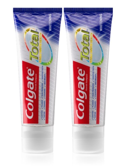 Image of Colgate Total PLUS GESUNDES WEISS Zahnpasta Duo (2x75ml)