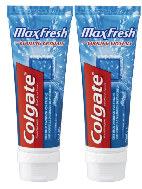 Image of Colgate Max Fresh Cool Mint Zahnpasta (2x75ml)