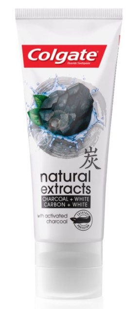Image of Colgate natural extracts CHARCOAL & WHITE Zahnpasta (75ml)