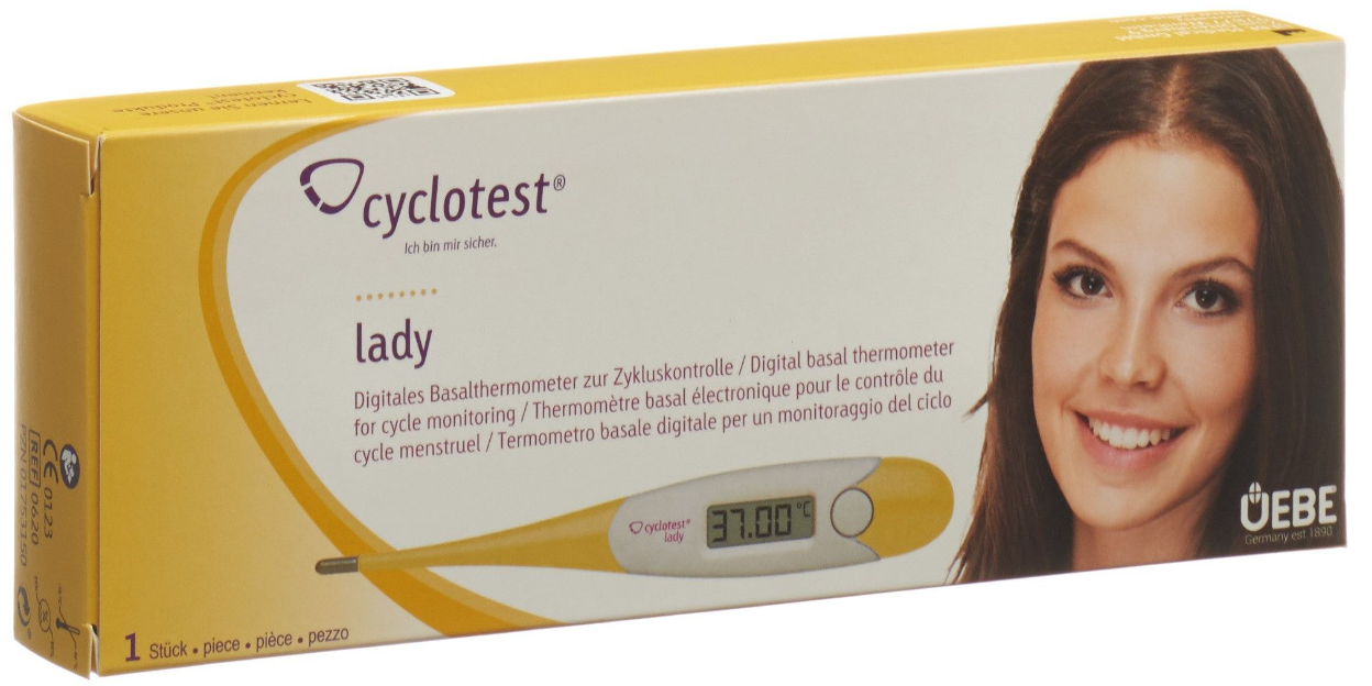 Image of Cyclotest lady Frauen Thermometer Digital