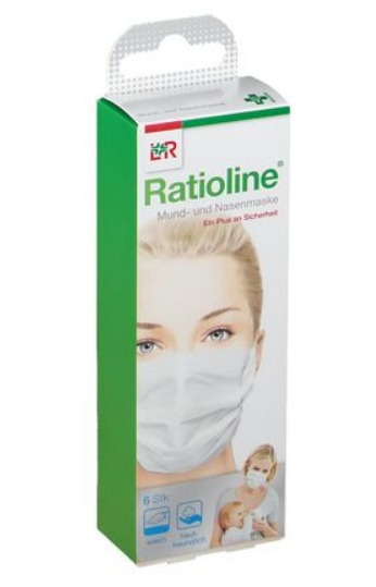 Image of Ratioline Mund- und Nasenmaske (6 Stk)
