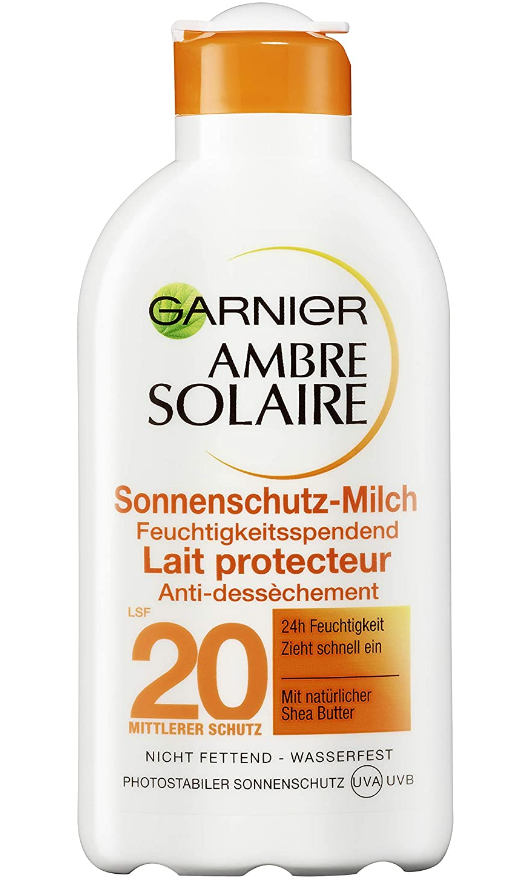 Image of GARNIER AMBRE SOLAIRE Sonnenschutzmilch LSF 20 (200ml)