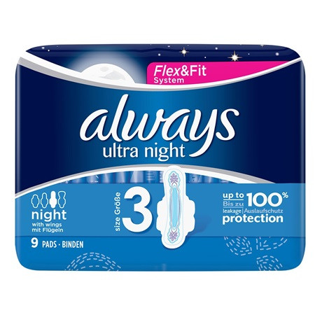 Image of Always Ultra Binde Night (9 Stk)