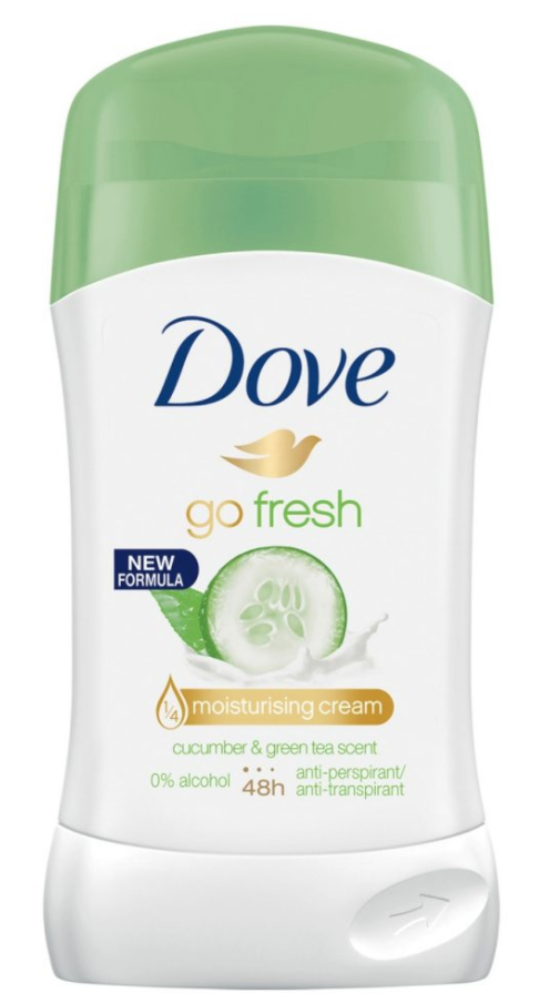 Image of Dove Go Fresh Grüner Tee und Gurkenduft Anti-Transpirant-Stick (40ml)
