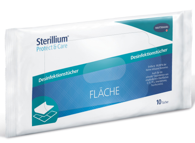 Image of Sterillium Protect & Care Flächendesinfektionstücher (10 Stk)