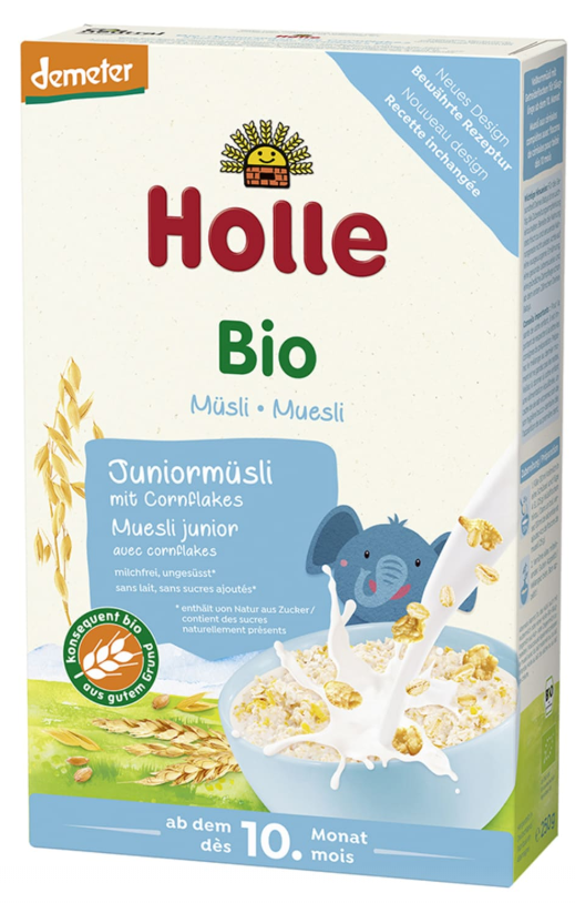 Image of Holle Bio Juniormüsli mit Cornflakes (250g)