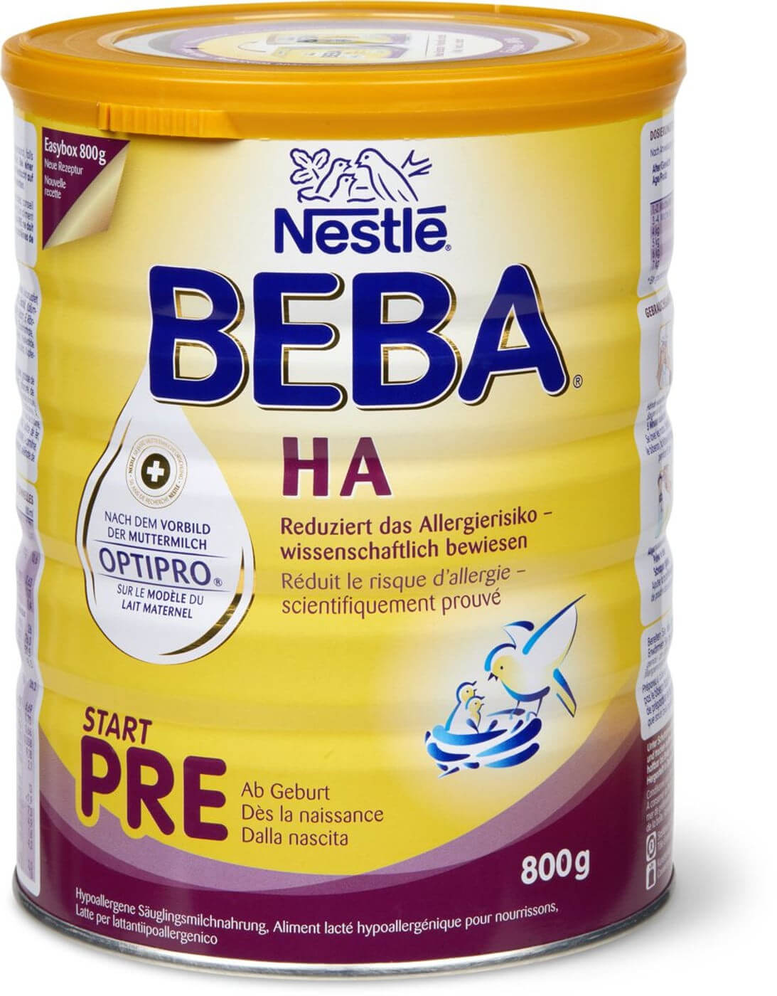 Image of Nestle - Beba Optipro HA 1 ab Geburt (800g)