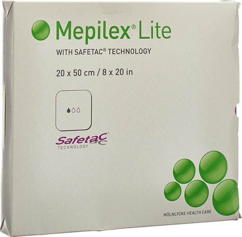 Buy Mepilex Lite Safetac 20x50cm (4 pcs) | Kanela – Kanela AG