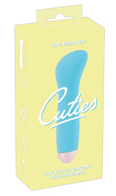 Buy Cuties Blue Mini Vibrator with Soft Surface (1 pc)