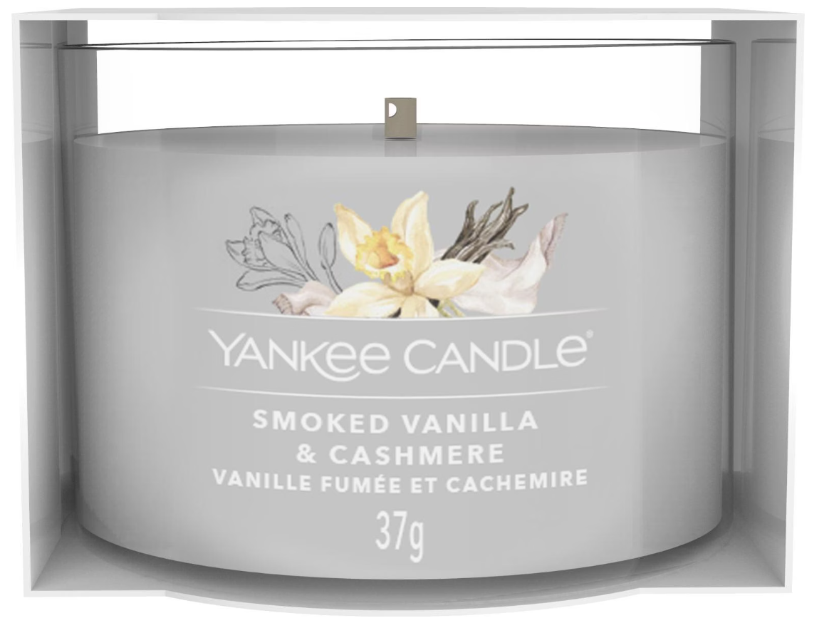 Yankee Candle Smoked Vanilla & Cashmere filled votive candle (37g) – Kanela AG