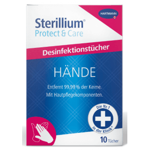 Sterillium Protect & Care lingettes désinfectantes pour les mains (10 pièces)