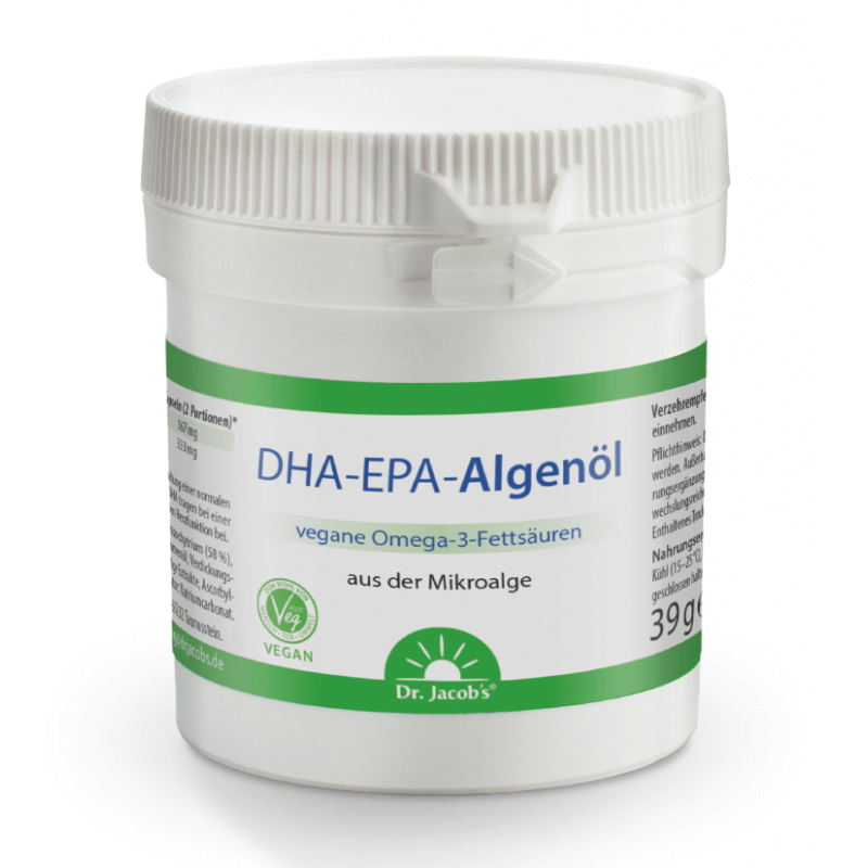 Dr. Jacob's les capsules d'huile d'algue DHA-EPA (60 pièces)