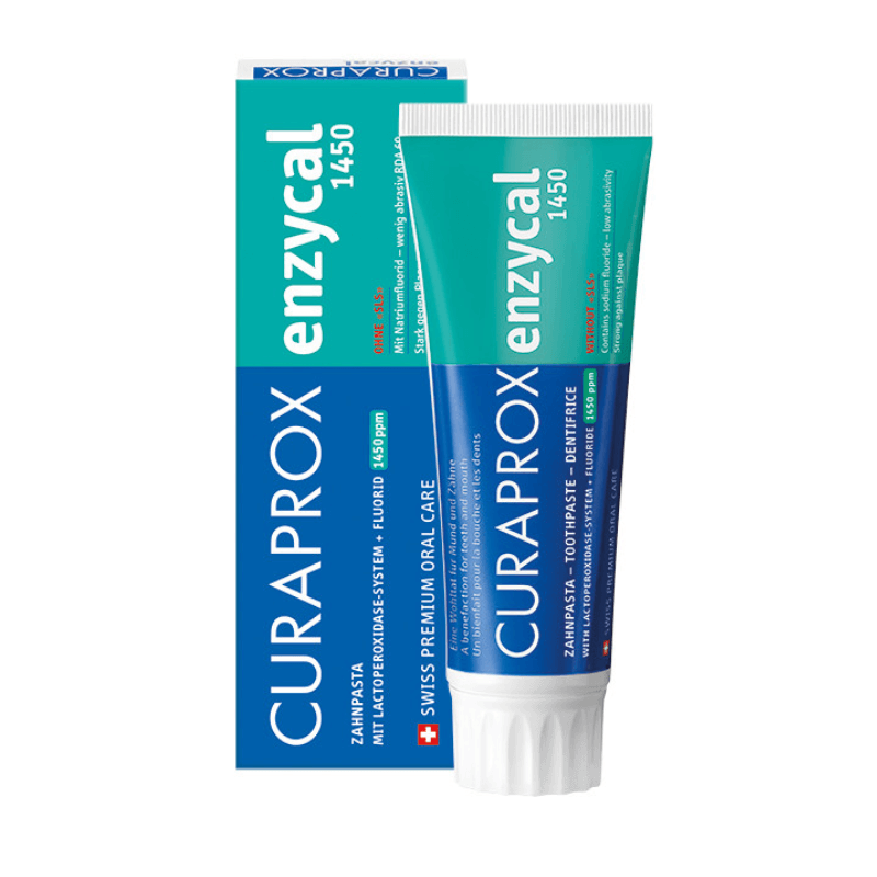 Curaprox Enzycal 1450 Sodium Fluoride Toothpaste (75 ml)