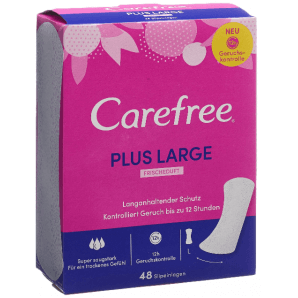 Carefree panty liners Plus Large Fresh (48 pieces)