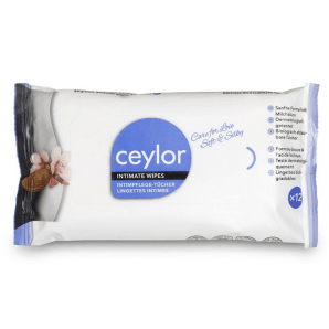 Ceylor intimate care wipes soft & silky (12 pieces)