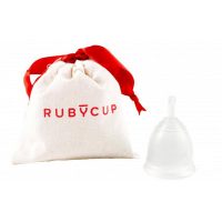 Ruby Cup Menstruationstasse Medium (weiss)