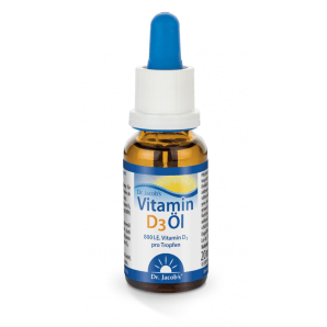 Olio di vitamina D3 del dottor Jac ob (20ml)