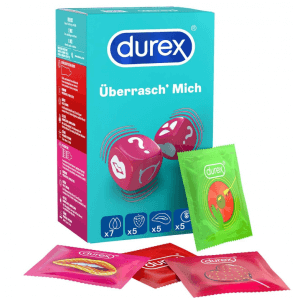 Durex le mélange de préservatifs Surprise Me (22 pièces)